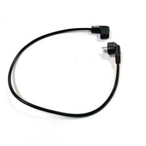 Avrupa 3 prong yuvarlak fiş dik açı C19 güç kablosu H05VV-F PVC ceket kablosu 3G 1.5mm2 1.5m güç kablosu - Product Image 1
