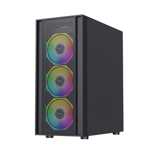 Lovingcool precio de fábrica barato Mid Tower ordenador PC chasis Gamer escritorio Micro ATX Torre Gaming ordenador CPU gabinete caso - Product Image 3