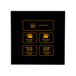 RS485 Standard High Quality 5 Keys Provide <strong>Modbus</strong> <strong>Protocol</strong> Smart Light Wall Switch for Hotel Room Control System - Product Image 2
