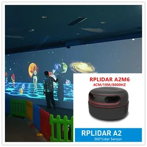 RPLIDAR A2 A3 S1 Lidar dedicato da parete grande schermo programma Software interattivo Multi-touch proiezione del motore interattivo - Product Image 3