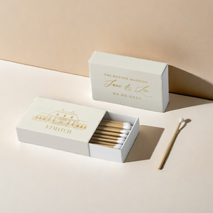 2024 <strong>New</strong> Gift Box <strong>Matches</strong> High Quality Colored Candle <strong>Matches</strong> Hard Outer Box Customized Stamped Logo Box <strong>Matches</strong> - Product Image 1