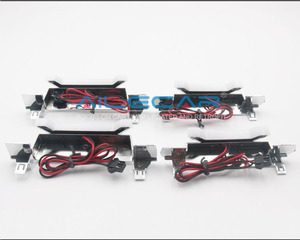AILECAR LED X konsept far DRL X şekli LED melek göz mavi beyaz sarı kırmızı dört renk için opsiyonel - Product Image 5
