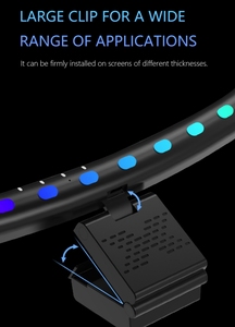 2025 60cm RGB LED PC Màn hình máy tính xách tay thanh cong treo Ánh sáng đèn bàn văn phòng đọc sách máy tính màn hình ánh sáng cho màn hình LCD - Product Image 3