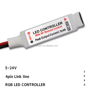 Controller led rgb di alta qualità DC 5-24V 17 tasti 300 modalità telecomando led RF