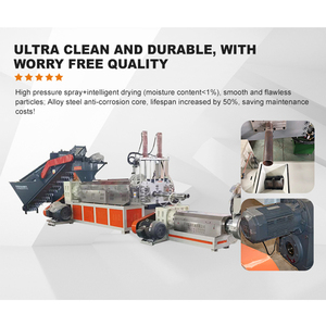 Direct Sale From Manufacturer PE PP Plastic Granulators Soft Films Pelletizing System for <strong>Recycling</strong> Washing Lines Scrap <strong>Reuse</strong> - Product Image 3