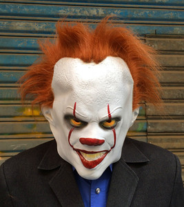 Halloween Clown Back to the Soul <strong>Mask</strong> Headgear Movie Peripheral Pennywise Halloween Horror <strong>Mask</strong> - Product Image 2