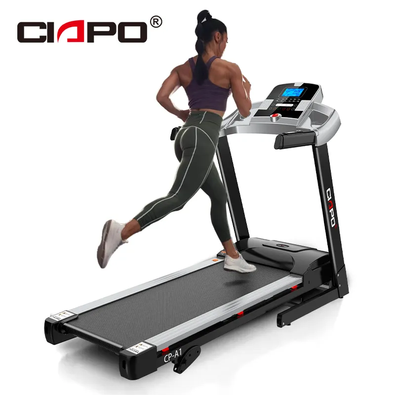 Ciapo-cinta de correr eléctrica para el hogar, equipo de gimnasio plegable para Fitness, máquina de correr motorizada con pantalla, barata