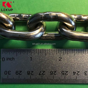 5/16 "kaynaklı kısa baklalı zinciri ırgat G4 çapa zinciri 316 paslanmaz çelik bağlantı zinciri 15 'uzun ile 3/8" yay pranga - Product Image 3