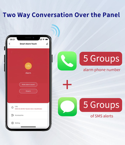 2025 Smart Home Alarm <strong>System</strong> Set G74 Protection Tuya 7-inch IPS <strong>Display</strong> Screen PIR Door <strong>Sensor</strong> Remote Control Wifi 4G Network