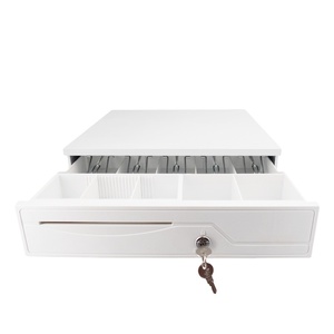 Supermercado Restaurante 405 Bandeja de dinero de metal Cinco ranuras de notas en efectivo de rejilla Sistema POS Máquina Caja registradora Cajón - Product Image 1