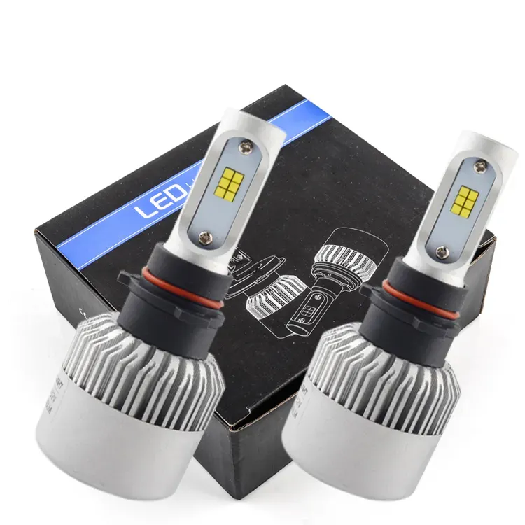 S2 süper parlak 8000Lm Focos LED Xenon H4 H7 H1 H11 H13 diğer Faro Faros Luc araba LED far araç aydınlatma sistemi,