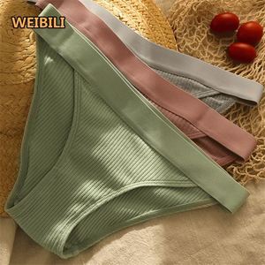 Atacado De Alta Qualidade Mulheres Sexy Algodão Calcinhas Sexy Soft Thong Underwear Moda Seamless Briefs