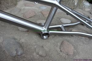 OEM hizmeti ile özel titanyum bmx bisiklet iskeleti - Product Image 6