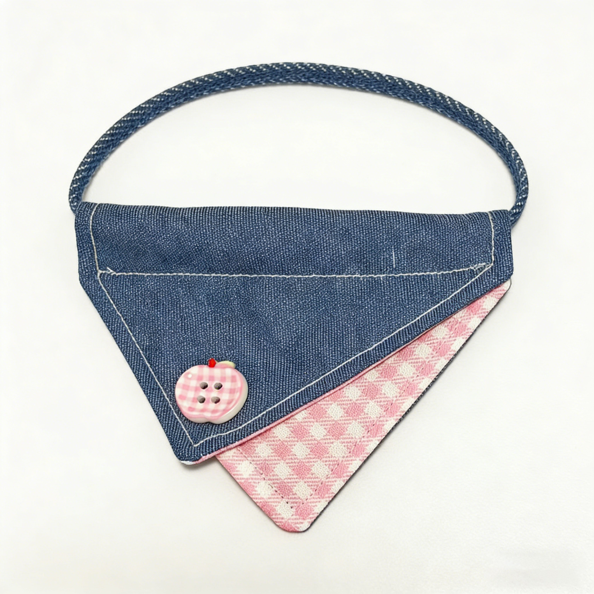 Plaid en jean rose