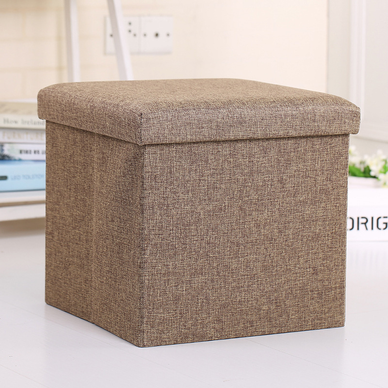Cotton and linen storage stool - a quality choice for coffee lovers