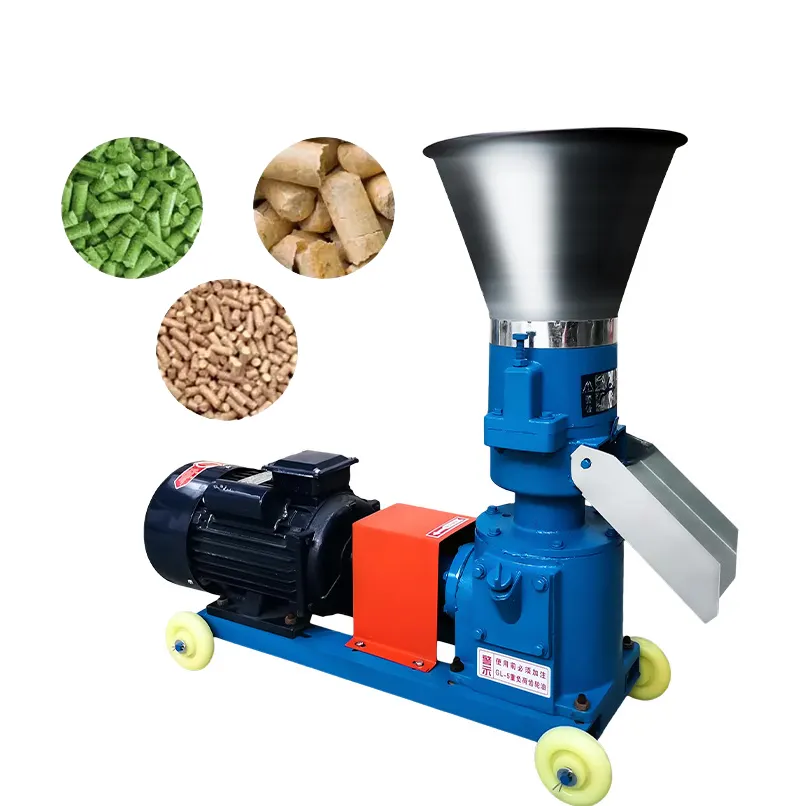 Máquina granuladora para alimentación animal, procesamiento de alimentos para peces de pollo, máquina de pellets