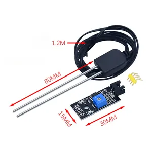 Kapasitif toprak nem sensörü modülü/toprak nem dijital ekran röle kontrol modülü Arduino için otomatik sulama