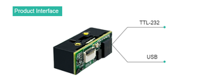 Rakinda LV2097T埋め込みQrコードリーダー非常に小型2dバーコードスキャンモジュール - Product Image 5