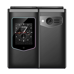 HAMTOD T8携帯電話EU版VoLTE BT SOSマルチファンクションスマートフォン2.8インチ1.77インチ<span class=keywords><strong>4G</strong></span>フリップスマートフォン