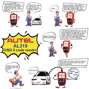 2022新Autel AL319扫描工具Autel AutoLink AL319自动链接AL319 OBD II & CAN代码阅读器OBD2扫描仪 - Product Image 6