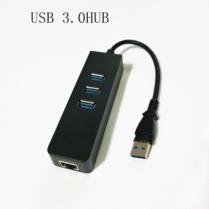 Scheda di rete Ethernet HUB USB 3 porta 3.0 USB ad alta velocità per RJ45 Hub 10/100mbs adattatore Ethernet Hub USB Lan per Macbook - Product Image 2