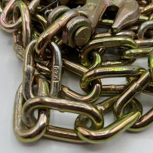 FLT Hot Selling 1/4 Heavy Towing <strong>Chain</strong> Plated Color Zinc <strong>Chain</strong>/<strong>Welded</strong> <strong>Chain</strong> Transport <strong>Chain</strong>/Safety <strong>Chain</strong> - Product Image 5