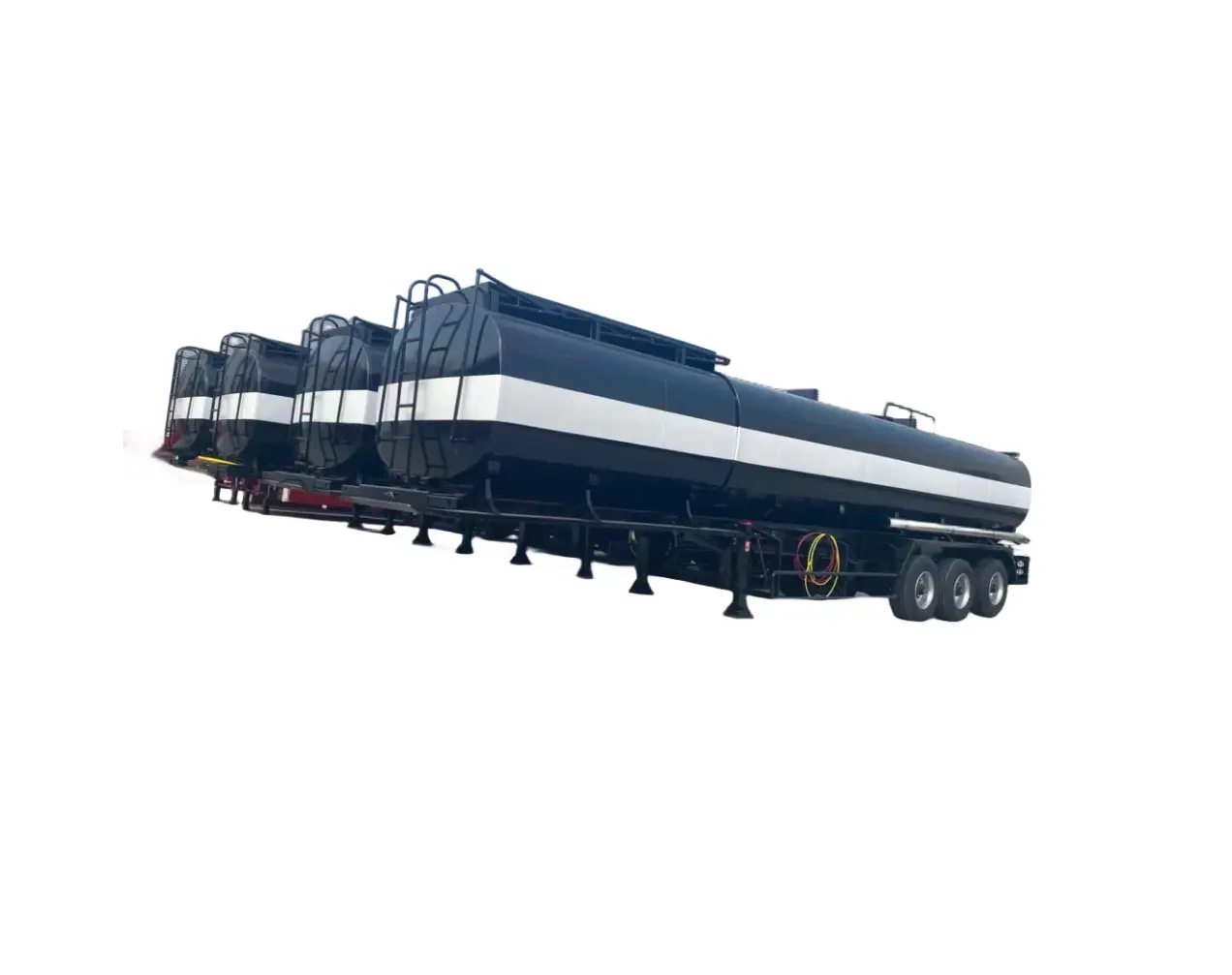 Hot Selling High Quality 3Axles 40CBM Customized Size Transportation Beer Milk Carbon Steel Oil Tanker Semi Trailer For Sale