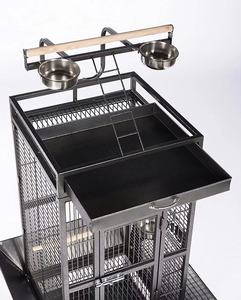 スポット大型オウム鳥かご金属暗号化ワイヤー取り外し可能な鳥かごペットケージ鳥用 - Product Image 2