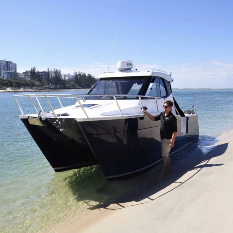 Barco de pesca catamaran de alumínio 29ft para venda