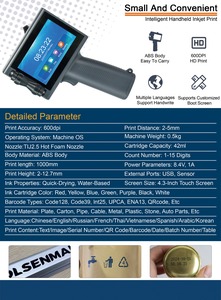Tragbarer Hand-Tinten strahl drucker/Smart Coder Karton druckmaschine/Zeit datum Handheld-Chargencode-Drucker
