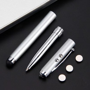 Metal Customise Illuminated Light up Tip Pen Laser <strong>Pointer</strong> for Led Touch Screen
