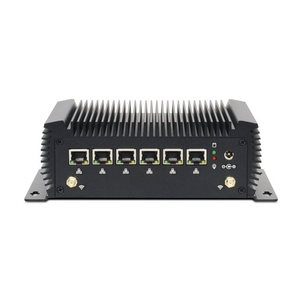 קבצים 6 gbe lan fanless תעשייתי מיני pc מוטמע ליבה ביצועים גבוהים <span class=keywords><strong>I3</strong></span>-<span class=keywords><strong>7100U</strong></span> מעבד חומת אש psense זמין