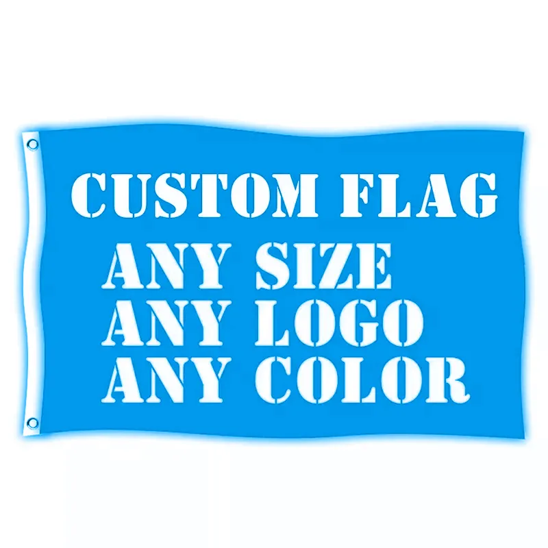 Bandeira de bandeira personalizada 2x3, rectangular, todos os tamanhos, país nacional, impressão dupla face, 3x5 pés, poliéster