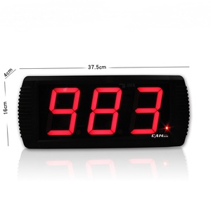 Ganxin 2021 LED-Zähler Arbeiten mit einem 4-Zoll-7-Segment-Display mit großem Countdown-Timer und Tagen