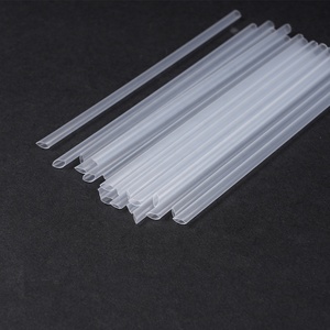 4*167mm使い捨てストレート鋭いストロー食品グレードPP連続ストロー - Product Image 1