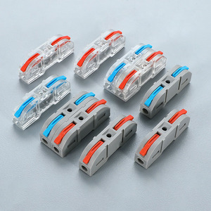 Push in 1 Way Conductor Cableado bloque de terminales 1 In one Out conector de cable rápido terminal de conexión rápida - Product Image 3