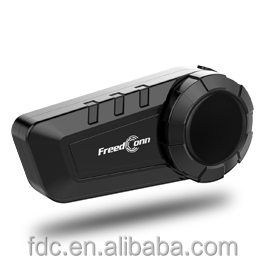 FreedConn KY-PRO Hands <strong>Free</strong> Motorcycle Helmet 5.0 Bluetooth 6-Rider 1000 Meters Group Intercom Headset Soft &amp; Hard Mic - Product Image 3