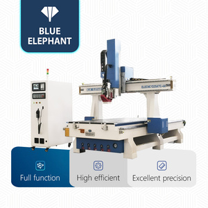 Elefante Azul <span class=keywords><strong>CNC</strong></span> 4 * 8ft <span class=keywords><strong>Router</strong></span> <span class=keywords><strong>Woodworking</strong></span> Machine 4 Axis 1325 <span class=keywords><strong>ATC</strong></span> <span class=keywords><strong>CNC</strong></span> Wood <span class=keywords><strong>Router</strong></span> para Mdf Corte Madeira Móveis Porta Fazendo
