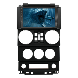 9 "แอนดรอยด์11วิทยุติดรถยนต์,สำหรับ <span class=keywords><strong>Jeep</strong></span> Wrangler 3 <span class=keywords><strong>JK</strong></span> 2016 WIFI 2 + 32/4 + 64GB DSP/Carplay/4G /Hifi/RDS/<span class=keywords><strong>8</strong></span> Core Audio GPS Player
