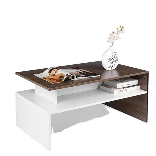 Mesa de centro plegable de madera de versión baja de estilo japonés hecha por mesa de café Mdf