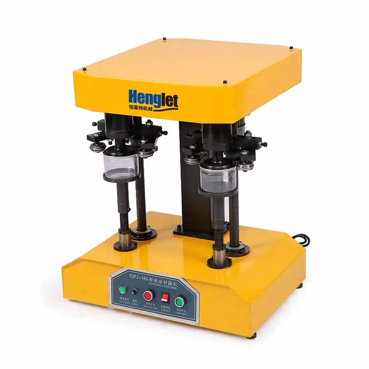 Henglet TDFJ-160 Hoge Kwaliteit Fles Sluitmachine/Inblikken Seamer/Kan Sealer Voor Blikje-Kopen Kan Afdichting machine