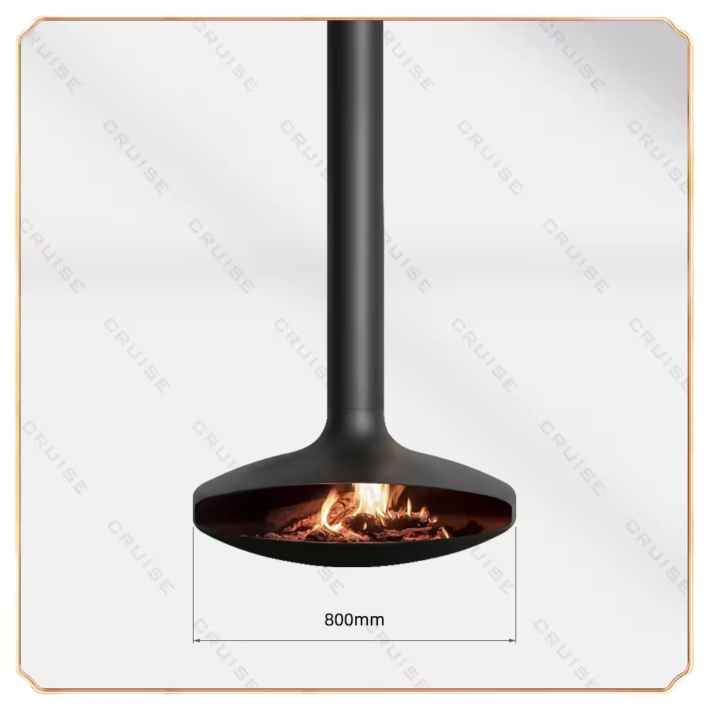 UFO - chimenea de leña - 800mm