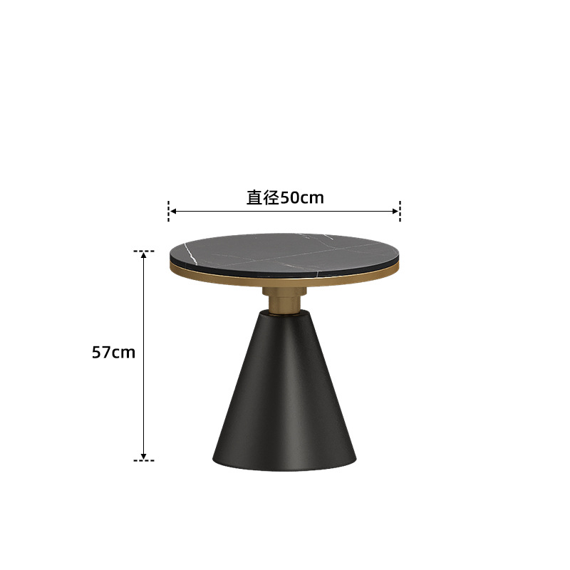 Table d'appoint Slab : Diamètre 50 * Hauteur 57
