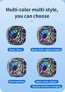 X76 cep telefonu yarı iletken manyetik/arka-klip 2 in 1 soğutma radyatör ile dijital ekran IOS Android için PUBG oyun soğutucu - Product Image 6
