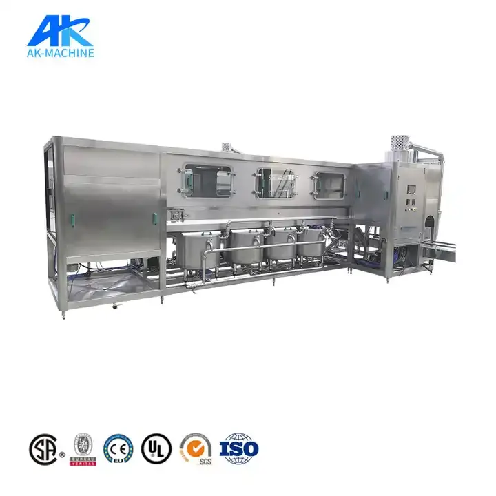 High Quality Automatic Electric Bottling Machine 5 Gallon 20 Liter Water Barrel Filling Machine for Beverages Motor Plc Gear