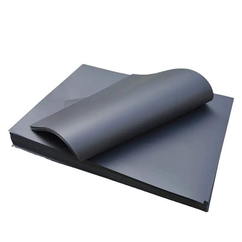 Fabrik preis Schwarzes Karten papier High Gsm Schwarzes Papier Verpackung Schwarze Papierrolle