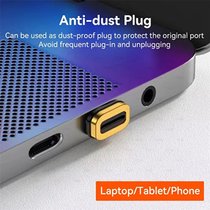 USBCからUSBCへの磁気アダプター24ピンタイプCコネクタサポートUSB4.0PD140W充電USB4ギガバイト/秒データ転送 @ 8Kビデオ - Product Image 2