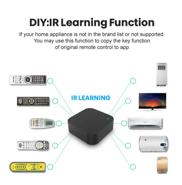 Akıllı ev ürünleri Tuya akıllı anahtar Ir uzaktan kumanda Wifi Ir Rf ağ geçidi nem