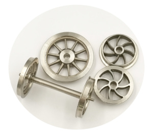 Zug modell räder/Zug modellteile Kunden spezifische Verarbeitung CNC-drehende mechanische Bauteile