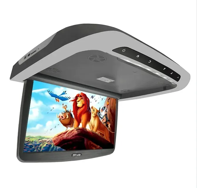 Auto Entertainment Systeem Mp5 15.6-Inch Android Bus Ondersteboven Monitor Dak Gemonteerd Monitor Bus Bus Met Android Systeem